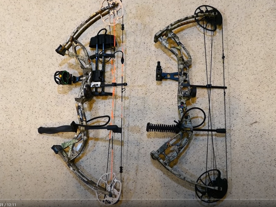 Bear Cruzer G2 VS Dragon X8 Compound Bow Video by Sean, USA