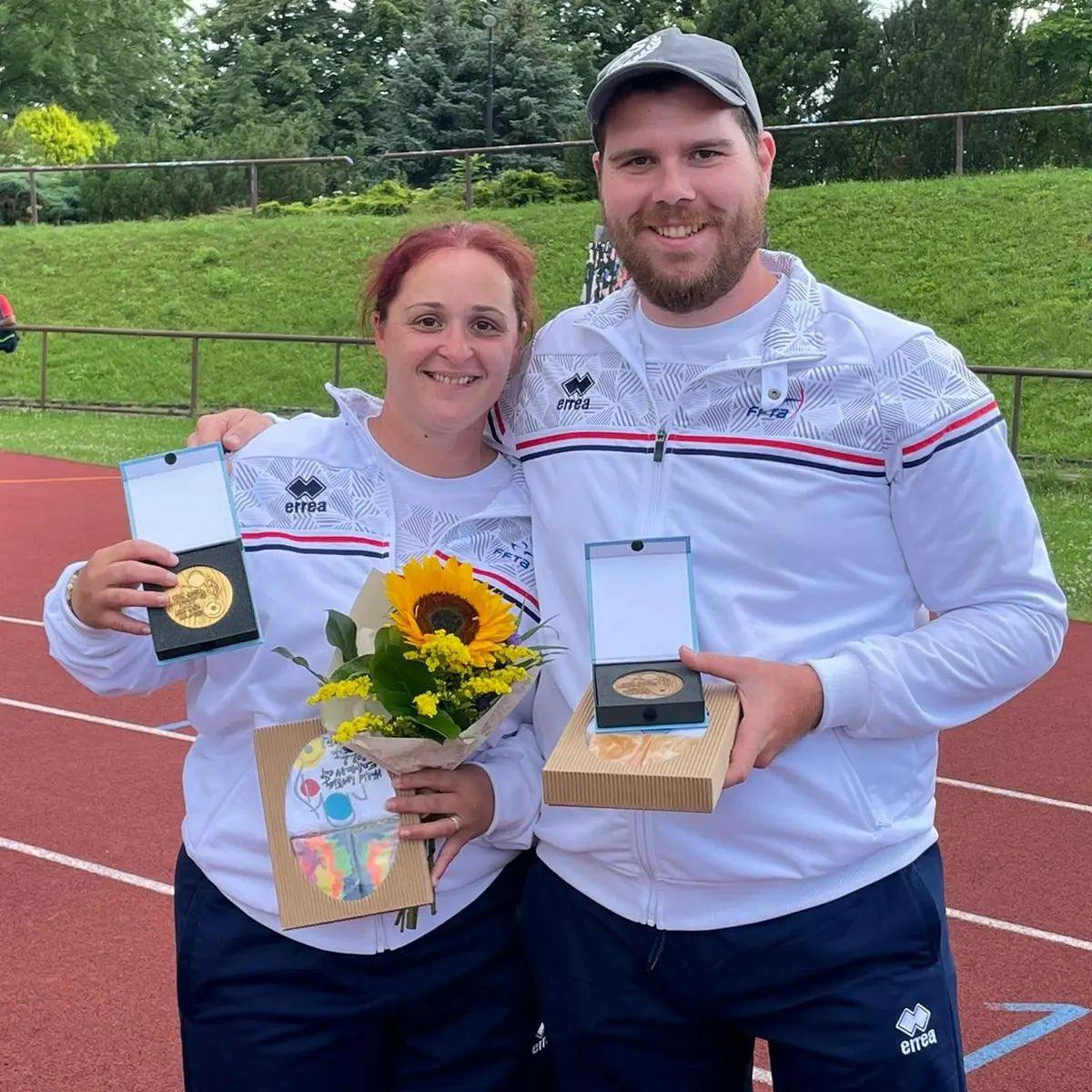 Congratulations to Maxime Guérin for winning the Mixed doubles at the European C